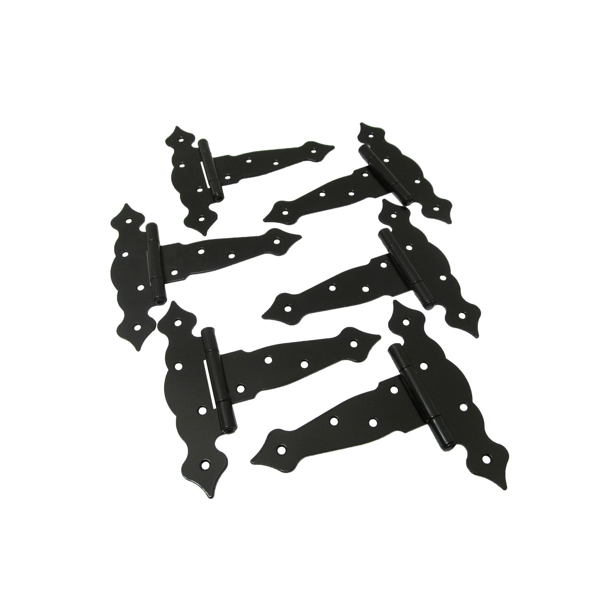 Shed Windows and More Shed Double Door Hardware Kit Decorative Hinges (6"), Locking T Handle Set, New Heavy Duty Barrel Bolts