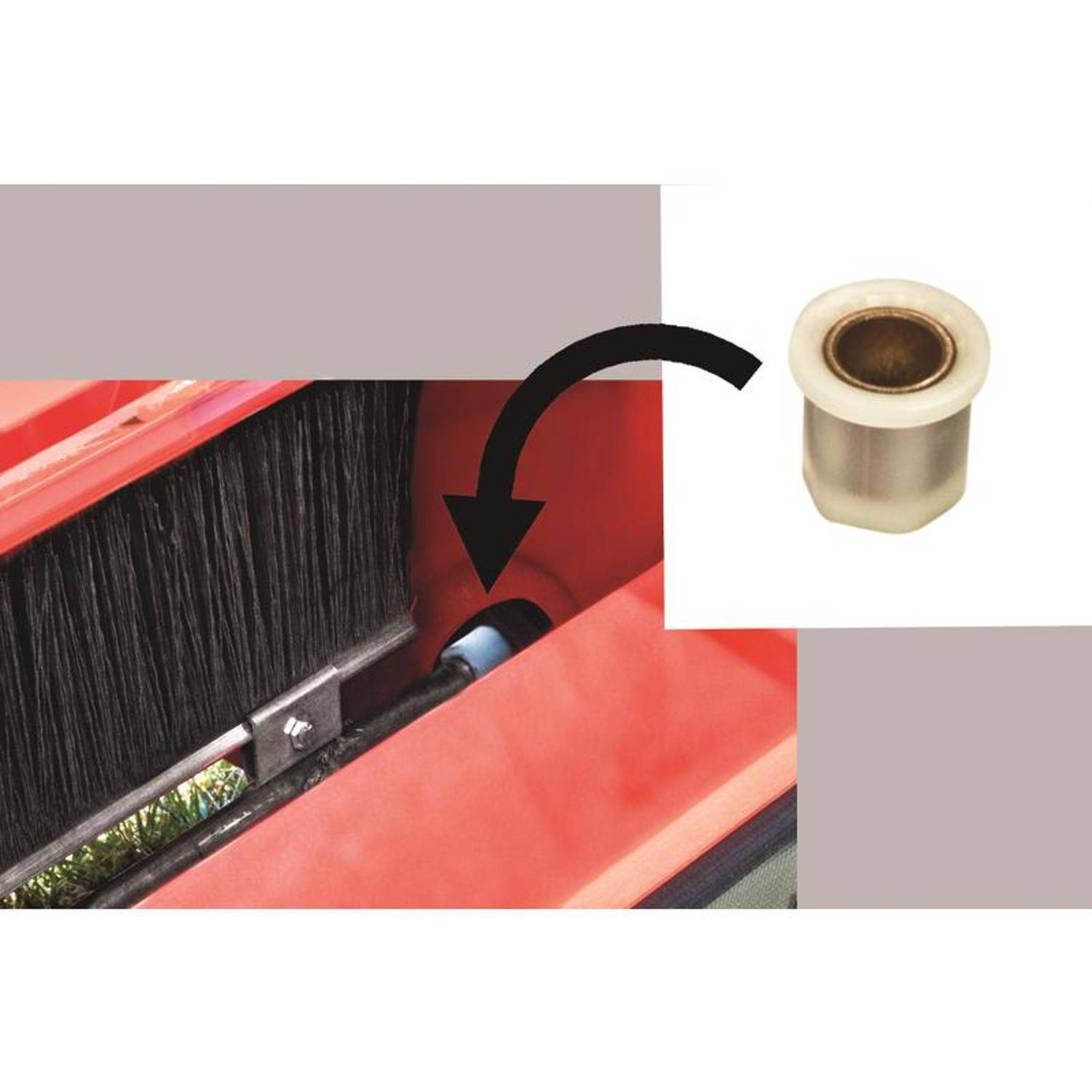 Agri-Fab 45-0492 44" Tow-Behind Lawn Sweeper, 28 cu. ft Hopper Bag Capacity; Leaf & Grass Catcher, with Adjustable Brush Height and Dump From Seat Handle