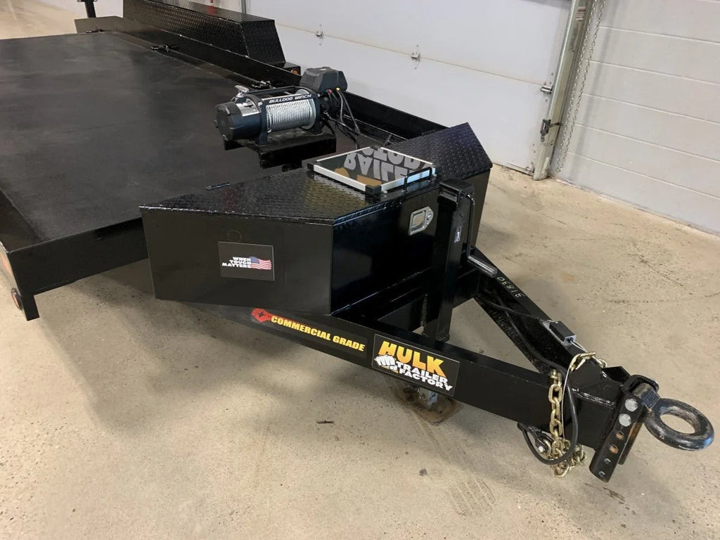 14,000# GVWR Hydraulic Drop Deck Equipment Float Trailer