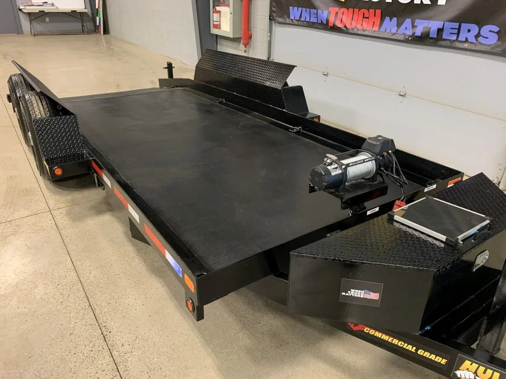 14,000# GVWR Hydraulic Drop Deck Equipment Float Trailer