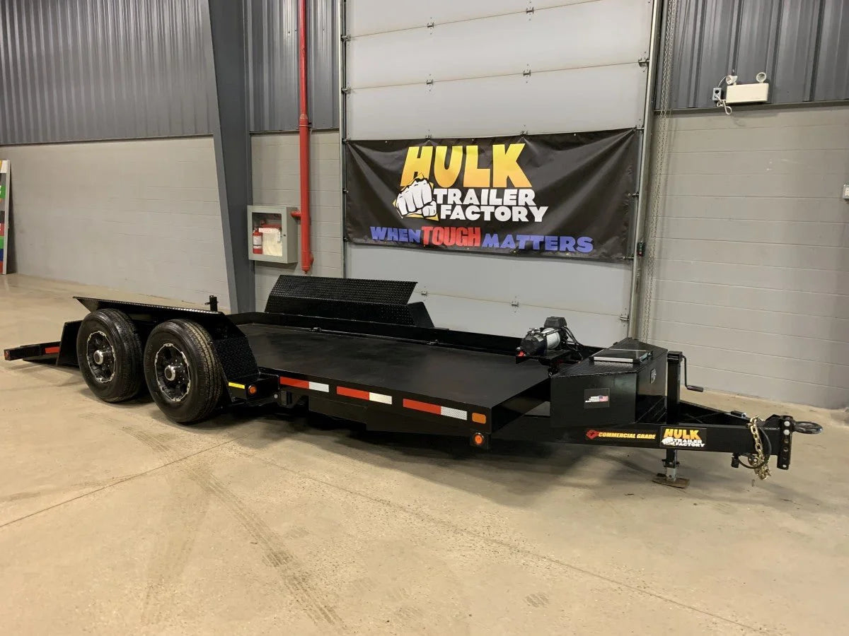 14,000# GVWR Hydraulic Drop Deck Equipment Float Trailer